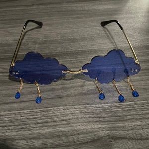 Blue cloud like glasses from shein